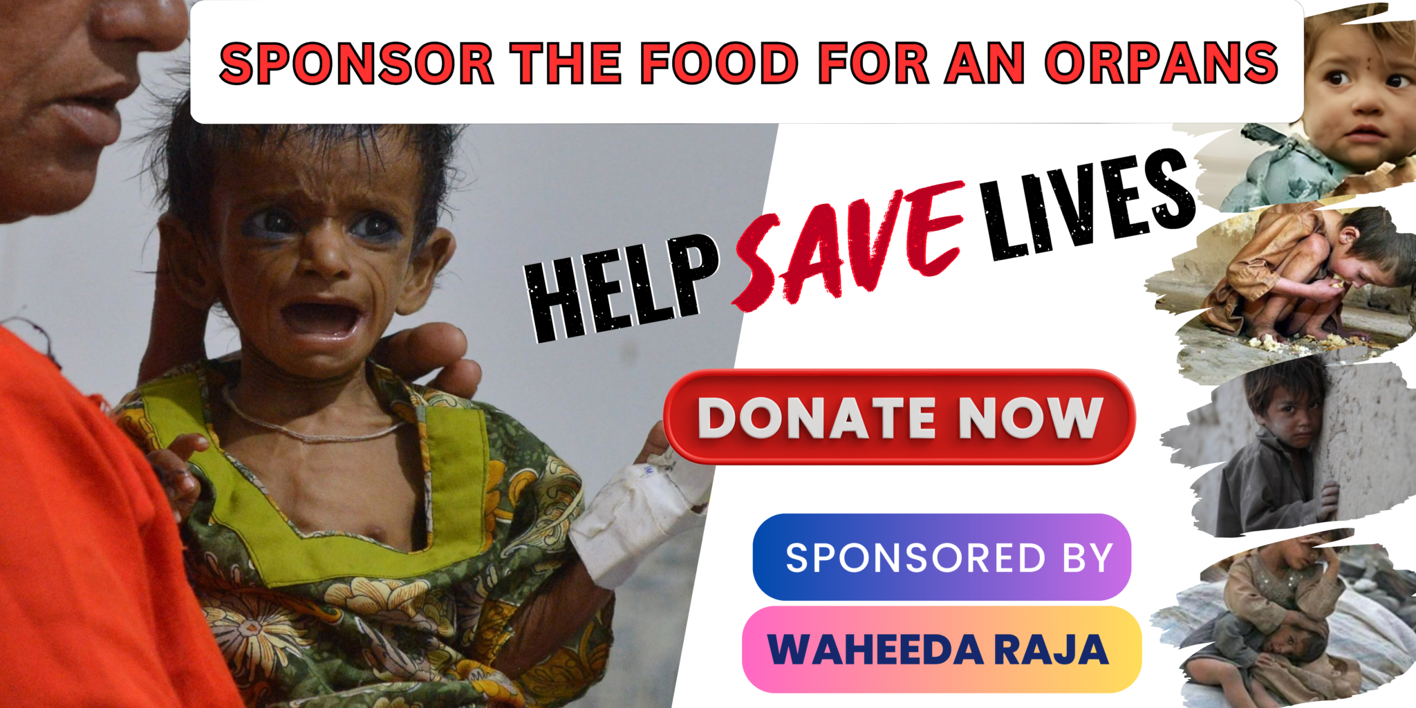 sponsor the food for an orphans.. waheeda raja (1)